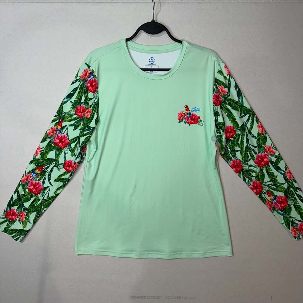 5FIN BY AFTCO Women's L Parrotfish UVX Performance Long Sleeve Shirt